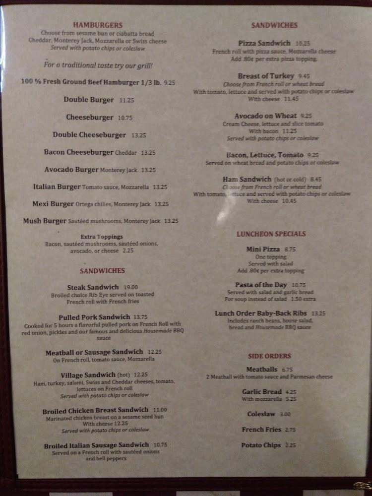 Village Pizza Restaurant Menu image 3